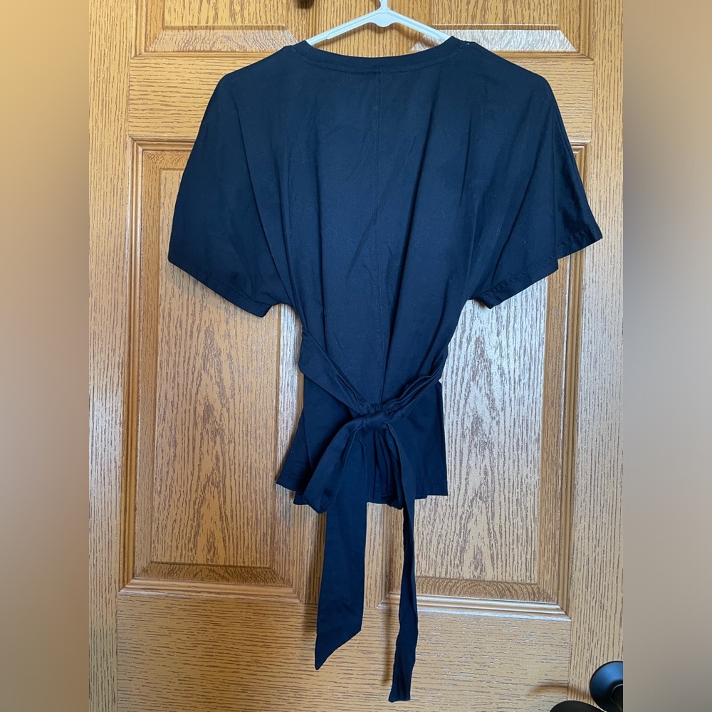 Banana Republic navy tie shirt